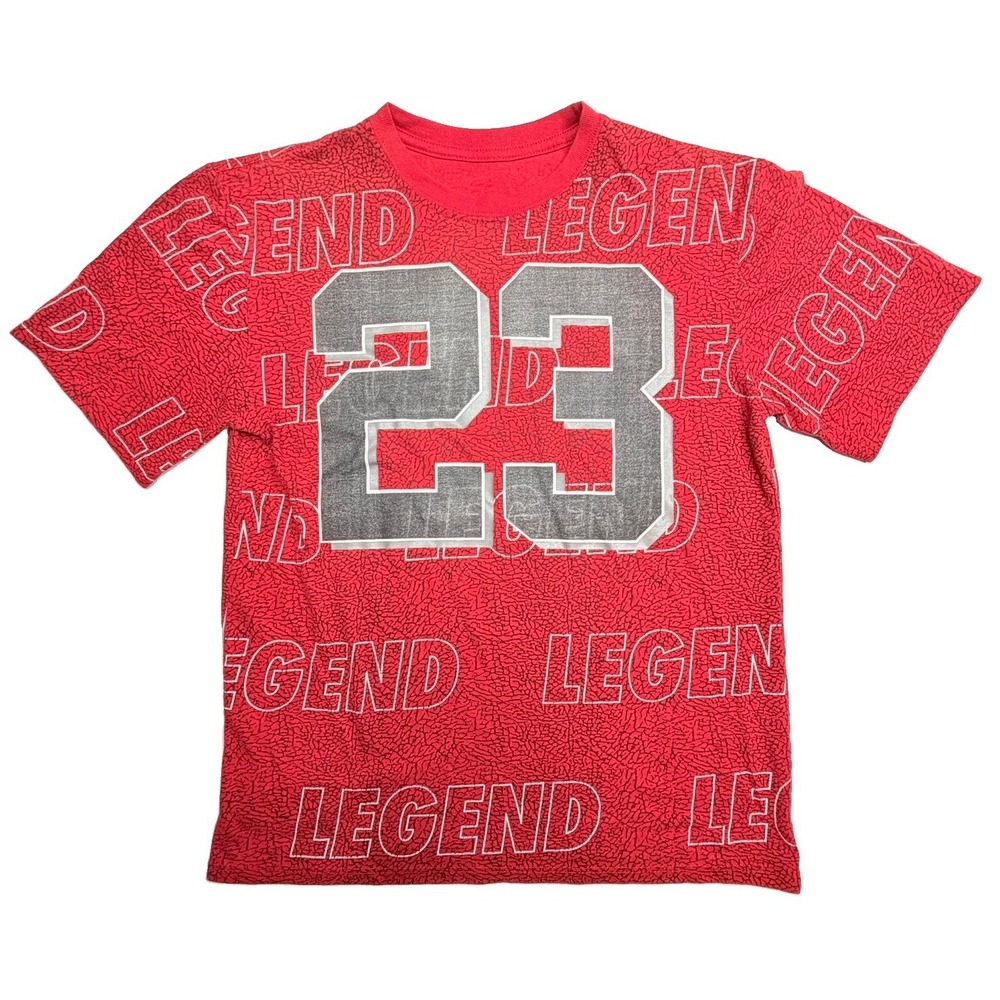 Bailey Apparel Take That!‎ Legend 23 All Over Print T-Shirt Youth Large Red